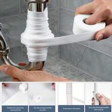 1卷硅胶自粘自熔水管快速漏水修补胶带，强力防水密封剂，适用于厨房排水管漏水 - 水管防水膠帶 - 查看 4