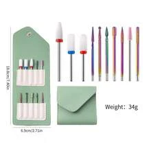 Nail Drill Bit Set, Nail Grinder Bits, Removal Of Nail Gel & Polish, Nail Care & Pedicure Tools - Multicolor - View 4
