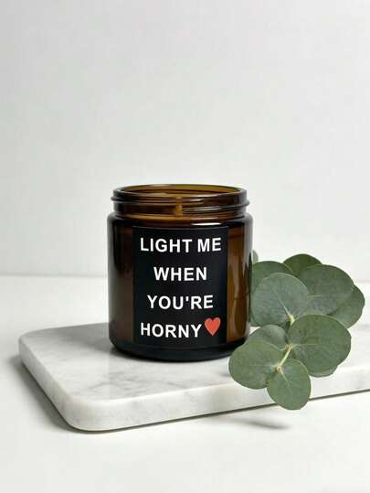 1 Candle "I'm On Fire" Funny Scented Candle, Suitable Gift For Boyfriend, Brother, Husband, Unique Interesting Anniversary Birthday Gift, Home Decor. Candle Decoration, Decoration, Candle, Scented Candle, Decorative Candle, Soy Candle, Gift For Friends, Gift For Ladies, Home Decor Candle