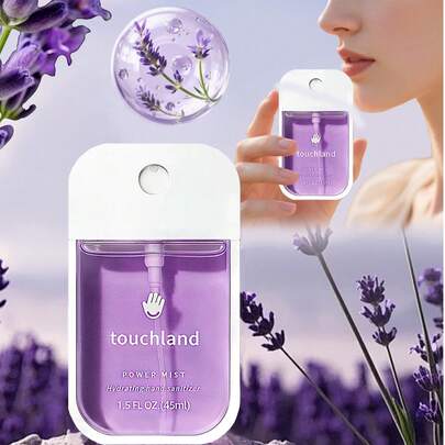 1 Bottle Vanilla, Lavender & Aloe Vera Scented Hand Sanitizer Spray, Suitable For Household Use, Portable Cleansing & Disinfecting Hand Wash. Essential Travel Protection Kit, Travel Disinfection Must-Have. Sunscreen Application Tool, Vacation Essential