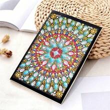 LaoJieYuan 2026 New Diamond Embroidery Notebook, Hot-Selling 5D Diamond Mosaic Round Diamond Notebook, Diary, Memo, Meeting, Exam Book, DIY Diamond Art Painting, Diamond Painting, Diamond Art, Diamond Art Painting, Christmas Decor, Halloween Decor, Diamond Art Accessories - Sets - View 3