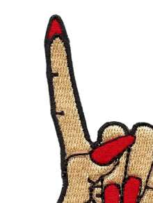 1pc H-Town Girl Handmade Applique Houston Travel Pride Embroidery Heat Transfer - Multicolor - View 4