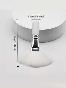 1/2 Stück duftfreie, nicht-reizende fächerförmige weiche Nylon Makeup Pinsel, sanft für normale Haut, tragbarer Mini Schaum-Reinigungspinsel, geeignet für präzise Hautpflegeroutine, Gesichtswaschpinsel - Verschiedenfarbig - Übersicht 5