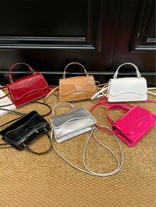 Mini Crossbody Bag, Cute Handbag Accessory Pouch, Dopamine Colorway, Suitable As Holiday Gift - Multicolor - View 1