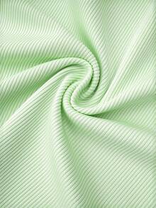 Summer Casual Solid Color Ribbed Studded Camisole - Mint Green - View 3
