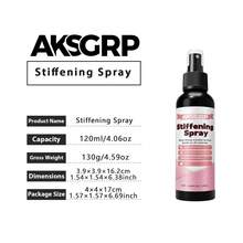 1PC 120ml Quick Dry Fabric Stiffening Spray Long Lasting Shape Fix Spray For DIY Crochet Knitting Lace Fabric Crafts Handmade Bouquets - 120ml - View 6