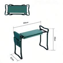 Heavy Duty Carbon Steel Kneeling Pad, Gardening Tool Bag, And EVA Foam Pad - A Portable Foldable Outdoor Gardening Bench For Large Green Gardens, Orchards, And Tea Plantations - A-Green - View 6