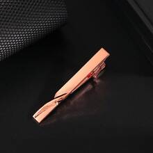 1 chiếc kẹp cà vạt khắc tên theo yêu cầu, khuy măng sét chữ cái cá nhân hóa bằng thép không gỉ, ghim cài ve áo cưới, phụ kiện thời trang nam, quà tặng nam, phong cách tối giản - Nhiều màu - Xem 9