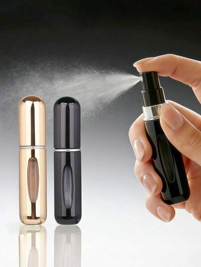 1/2/3/4/5pcs, 5ml Perfume Atomizer Bottle, Refillable Portable Perfume Spray Bottle, Mini Perfume Sample Vial, Perfume Decanting Bottle, Travel Size For Men And Women