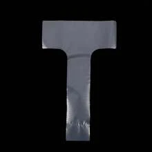 100个T型塑料袋，一次性透明单杯包装袋，适用于奶茶、咖啡、饮料、派对用品 - 彩色 - 查看 9