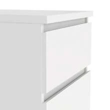 Interior Sil White Bedroom Chest Of Drawers With 5 Drawers, White Color, 41 X 50 X 112 Cm - White - View 7