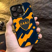 Logotipo de  con fondo azul y dorado. Esta elegante funda es compatible con Samsung, Apple, VIVO, OPPO, , Transsion, ,  y Honor. Fabricada en silicona TPU, ofrece protección contra golpes y caídas, además de una sensación superior. Es un regalo ideal para familiares, amigos y seres queridos, y una opción perfecta para San Valentín y Año Nuevo. - Negro - Ver 4