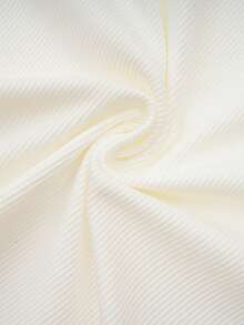 Faux Pearl Beaded Solid Ribbed Camisole Top Casual - Apricot - View 3