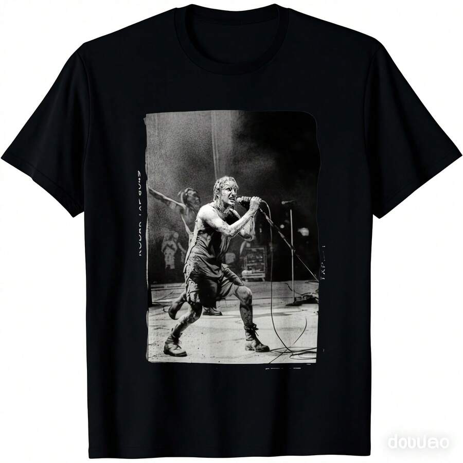 Men's Vintage 90s 9in NAILS Self Destruct '94 Band T-ShirtRetro Bootleg Graphic Tee Unisex Casual Round Neck Shirt For All-Season Wear Music Fan Gift Men's Shirts Men's Shirt T-Shirts For Girls Gifts Men Funny Men's T-Shirts Tops For Girls Tops For Girls Anime T-Shirt Football Shirts 2026 T-Shirts For Girls T Shirt Men 2026 Cute Man Clothes 100% Cotton 1PC 180g - Black - View 1