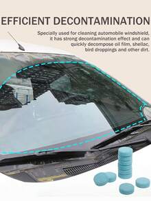 汽车挡风玻璃清洁片 - 浓缩清洁液、挡风玻璃雨刮器清洁剂、汽车玻璃清洁剂 - 紙卡 - 查看 4