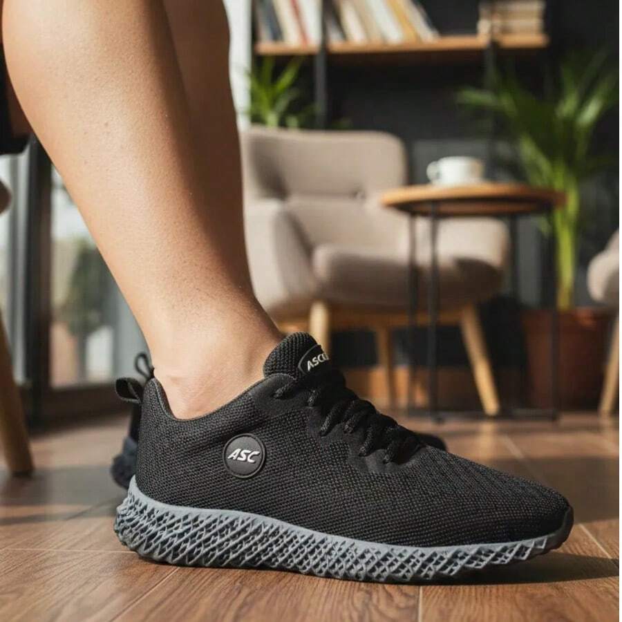 FARMFUN Women Sports Shoes - Black and Gray - View 1
