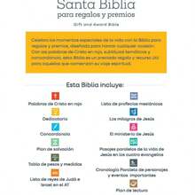 BIBLIA 1960 REGALOS Y PREMIOS IMITACION PIEL NEGRO LETRA 8P - Libro único - Ver 5