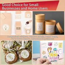 ESHANG 可打印乙烯基贴纸 A4 20张 光面白 | 兼容喷墨和激光打印机 - B - 查看 3