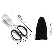 Premium Double Blade Cigar Cutter Sharp Stainless Steel Cigar Scissors For Travel - Stainless Steel  Cutter - View 2