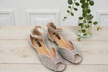 Women Flat Sandals - Màu Khaki - Xem 4
