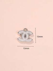 Rhinestone Crystal Pendant Charms, Suitable For DIY Jewelry Making, Shiny Aluminum Alloy Decorative Pendants, Can Be Used For Bracelets, Necklaces, Earrings, Keychains And Handmade Accessories. - Multicolor - View 2