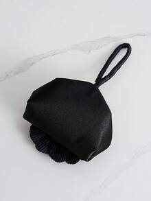 Mini Party Clutch Bag With Rhinestone Decor, Elegant Handbag For Attending Events, Chic Cosmetic Bag, Versatile Fashion Small Handbag - Black - View 8