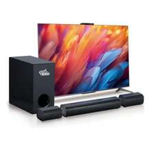 Barra de Sonido para TV Juegos de PC Soundbar Subwoofer 5.1 Teatro En Casa Bass Boost Bluetooth 5.3  ARC/AUX Control Remoto Home Theater .1 BM-880 - 5.1 220 W - Ver 2