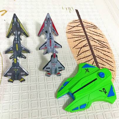 Kids' Fighter Jet Launcher Toy, Airplane Shooting Toy, Manual Launcher Suitable For Children 3+ Years Old, Outdoor Leisure Game, Fighter Jet Outdoor Play, Halloween & Christmas Gift