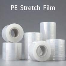 200 Meters Small Roll PE Stretch Film Sealing Film Protective Film Industrial Packaging Bottle Sealing Grafting - 60mm - View 7