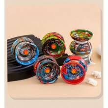 1个/2个/3个/4个合金悠悠球，金属悠悠球，适合初学者，睡眠悠悠球，竞技玩具 - 彩色 - 查看 6