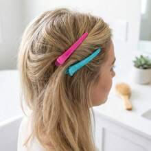 20pcs Matte Finish Sectioning Duckbill Hair Clips With Positioning Function - Multicolor - View 2