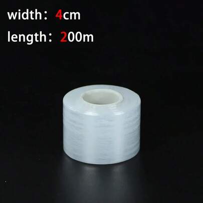 200m Roll PE Stretch Film, Sealing Film, Protective Film For Industrial Packaging, Bottle Sealing, Grafting, Kitchen Preservation Products, Home Storage, Home Decor