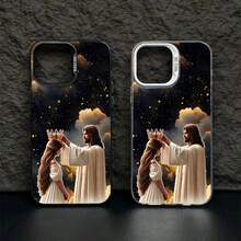 1pc White English God Girl Graphic Full Coverage TPU Shockproof Phone Case Compatible With Apple 17,16, 15, 14, 13, 12, 11 Pro Max Waterproof Anti-Fall Scratch Resistant-For-Your-New- - 多色4 - 查看 3