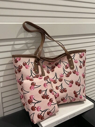 1 pieza Bolso de hombro de alta calidad con estampado de bloques de color para mujer, versátil y portátil de gran capacidad, adecuado para citas, compras, regalos, trabajo, ir y venir