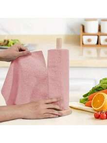 1 Rollo, 4m de longitud total, 20 piezas de toallitas húmedas reutilizables, rollo de toallas de cocina para el hogar, paño de cocina, sustituto multiusos, adecuado para la limpieza de la sala de estar, el dormitorio y la cocina - Multicolor - Ver 6