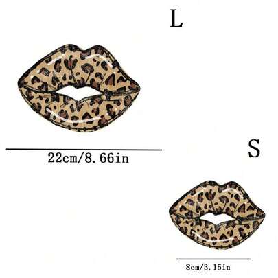 1 قطعة/2 قطعة/3 قطع رقعة ملصقة على الحديد بطبعة جلد النمر البالية، ديكور قماش بطراز بري مناسب للملابس الشارعية، منتجات إبداعية، هدايا العطلات