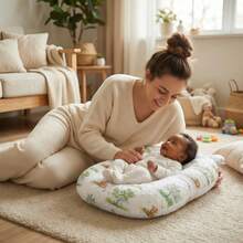 2pcs/Set Newborn 0-3 Years Anti-Spit Milk Inclined Pillow, 4 Seasons Breathable Infant Baby Reflux Sleeping Pad - Multicolor - View 4