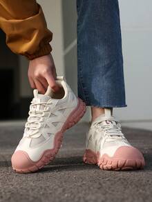 Women's Lightweight Anti-Static Safety Shoes, Casual Series Anti-Slip Functional Shoes For All Seasons - Beige - View 6