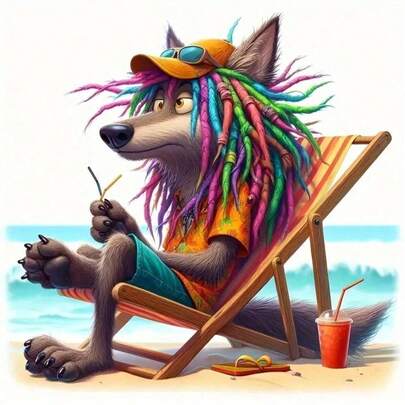 1pc/2pcs/3pcs Rainbow Dreadlocks Graphic | Heat Transfer Sticker, Personalized Fabric Decor