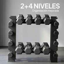 Sportnow Strength Training Dumbbell Rack - Noir - Voir 5