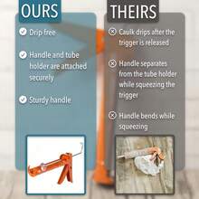 Caulking Silicone Gun, 10:1 Thrust Ratio, Hand Caulking Guns, No Drip - Caulking Silicone Gun - View 7