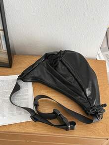 Casual Large Capacity Backpack, Fashion Star Pattern Nylon Messenger Bag, School Student Shoulder Bag, Travel Bag With Pendant, Suitable For Halloween, Camping, Camping - Multicolor - View 4