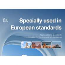 EU Plug And Socket 4 /5 Sockets, Multi Plug Wall Power Plug And Socket Without Extension Cable Or With USB And Type-C Port - EU E Type Plug(220-240V) - View 3