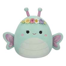 Squishmallows 复活节毛绒玩具 - 13厘米 - Jazwares Barb 小狗（带兔耳朵）、Valentina 灰色兔子（戴胡萝卜帽）、Reina 绿色蝴蝶（戴花冠）、Sophie 奶油色小羊（抱着巧克力兔子）、Triston 黄色小鸡（拿着花）、Keisha 纸杯蛋糕 Kelly Toy JWSQ0812 - 彩色 - 查看 15
