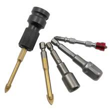 1/2 Square Handle Air Cannon To Internal Hexagon 1/4 Hexagon Handle Electric Wrench Telescopic Conversion Head Socket Power Tool - A - View 3