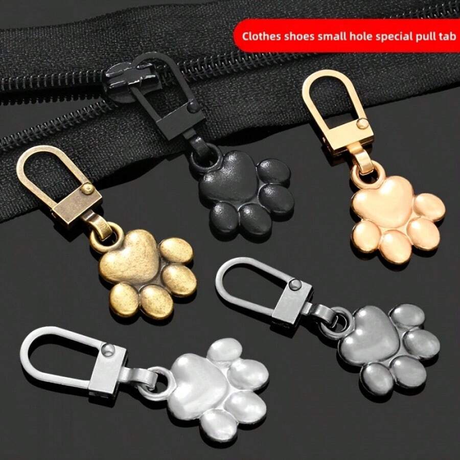 4/5 pièces Curseurs de fermeture éclair en métal détachables, convenant aux vêtements, sacs et vestes, pour le remplacement et la réparation de fermetures éclair