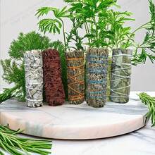 完美净化棒套装包含白鼠尾草、龙血树、迷迭香、薰衣草、尤加利叶，适用于家居香氛、芳香疗法、瑜伽及其他仪式用途，节日礼物之选。 - 多香味香薰 - 查看 8