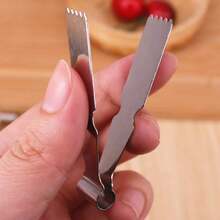 Bộ 1/3 kẹp tạo hình bột bằng thép không gỉ cao cấp, dụng cụ tạo hình bột đa năng phù hợp để làm bánh mì, bánh bao và bánh quy, bền và dễ vệ sinh, dụng cụ nhà bếp thiết yếu. - Bạc - Xem 1