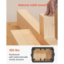 Pilates Accessories - Pilates-box Aus Holz Und Leder - View 2