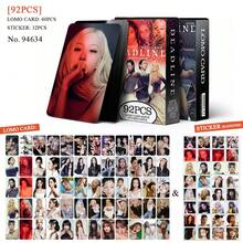 92pcs (60 Lomo Cards + 32 Stickers) Kpop Star Merchandise, Delicate Mini Cards, High-Definition Photo Cards, Collectible Cards, Fans Goods - Multicolor - View 5